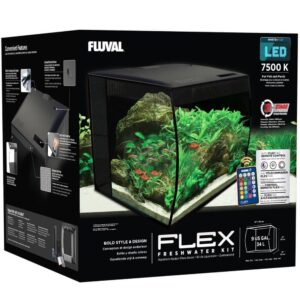 Fluval Flex 34l Aquarium Kit - Black