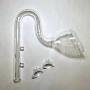 Glass lily pipe - 12mm