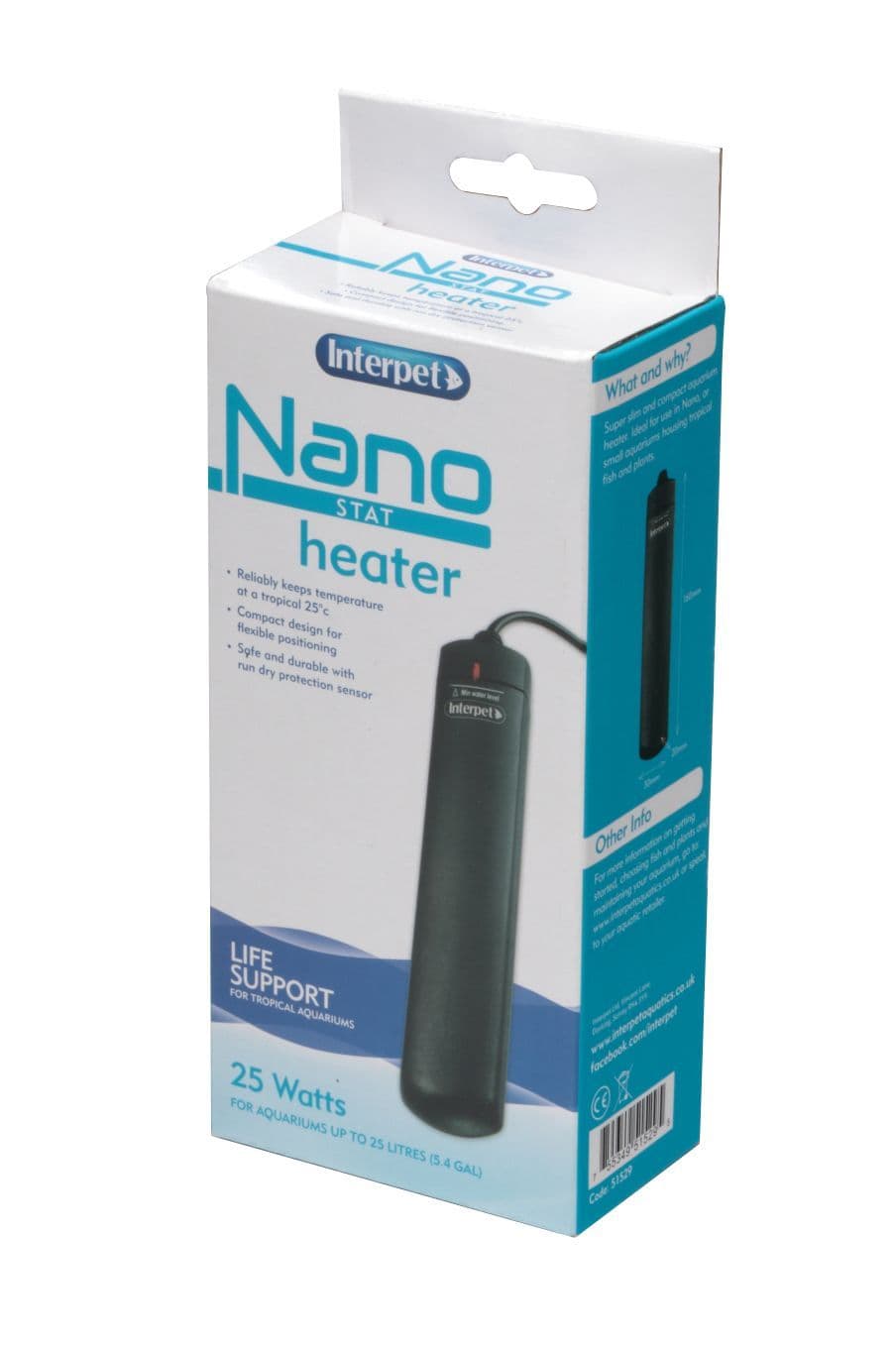 Interpet Nano Stat Delta Therm Heater 25W