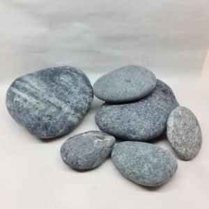 Rounded River Pebbles - Black / Dark Grey